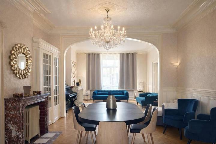 Appartement de vacances pour 10 personnes, avec Balcon ainsi que Terrasse et Jardin