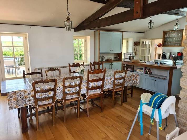 Location de vacances pour 10 personnes, avec jardin ainsi que piscine et vue à Pellegrue - 3