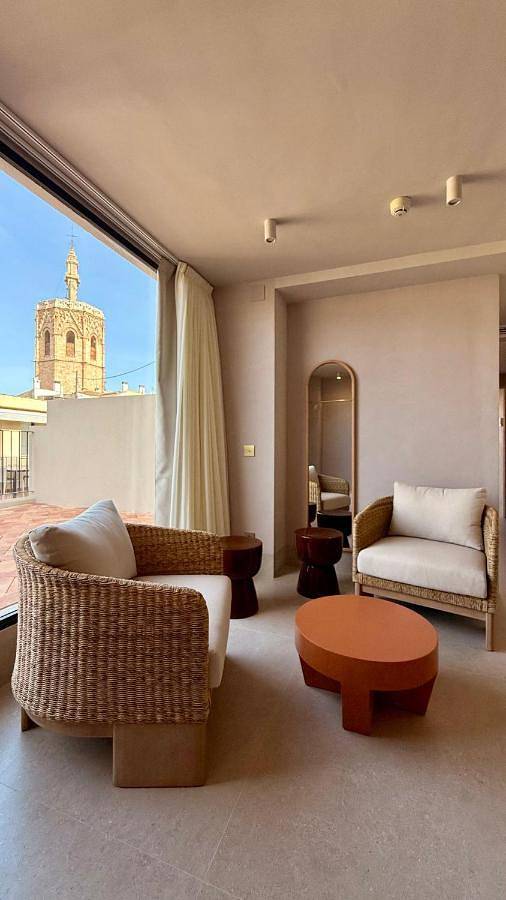 Pension voor 2 personen, met terras en uitzicht in Valencia