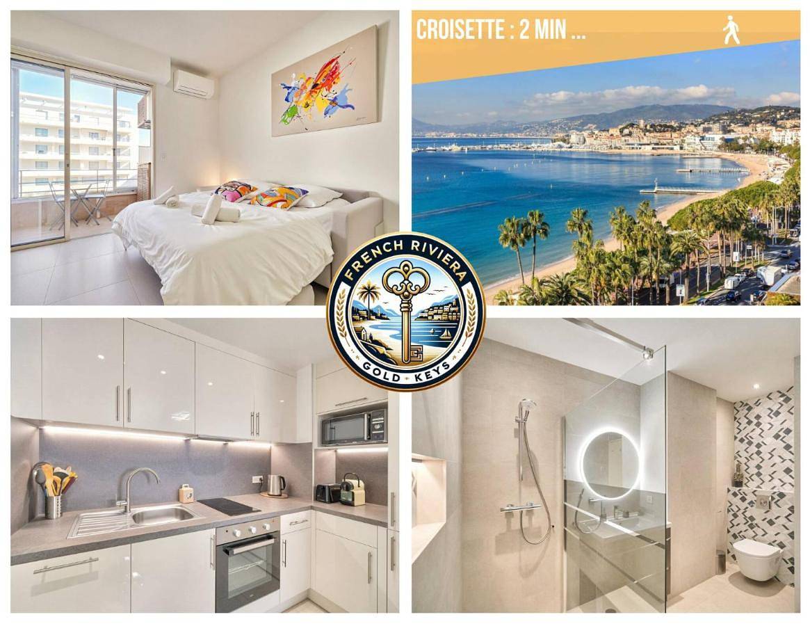 Appartement entier, Apartment with View and Balcony in Cannes, Côte méditerranéenne (France)