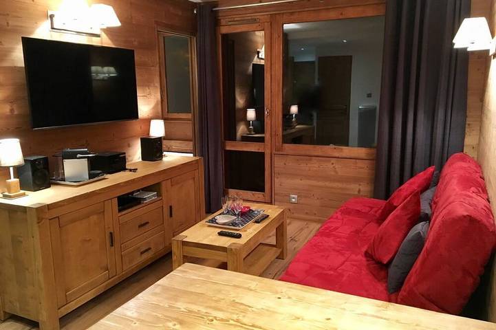 Chalet pour 5 personnes, avec balcon, animaux acceptés à Les Allues