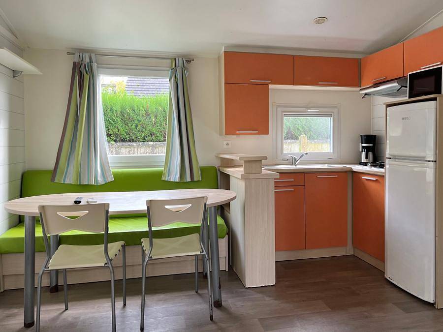Camping La Faloise - Mobilhome 6 personas - Mobil home - 37m² - 3 habitaciones sin terraza in Angicourt, Río Oise