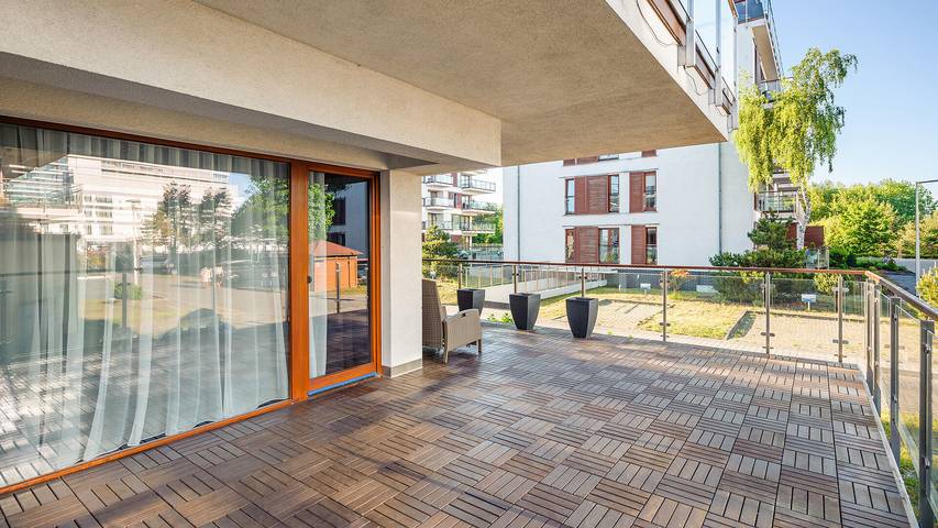 Ferienwohnung für 4 Personen, mit Terrasse, mit Haustier in Swinemünde