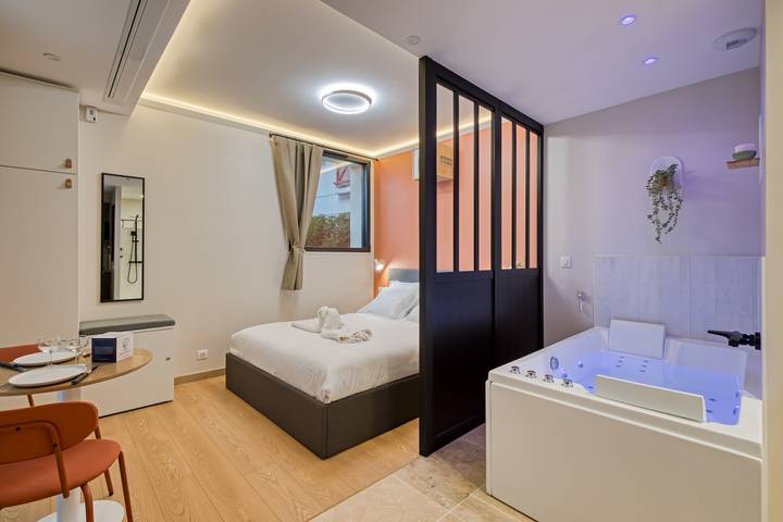 Studio für 2 Personen, mit Whirlpool in Rouen - 4