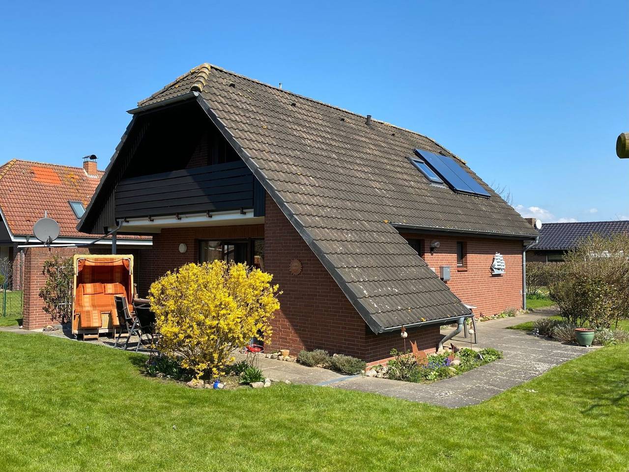 Ferienhaus Britschock mit eingezäuntem Garten und Sauna - Ferienhaus Britschock in Friedrichskoog-Spitze, Friedrichskoog