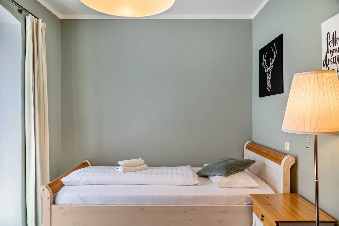 Kamer 6 (eenpersoonskamer) met uitzicht op de bergen, balkon en Wi-Fi in Seefeld in Tirol, Innsbruck Land