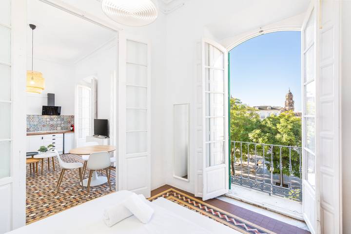 Ferienwohnung für 4 Personen, mit Balkon in Altstadt Málaga - 3