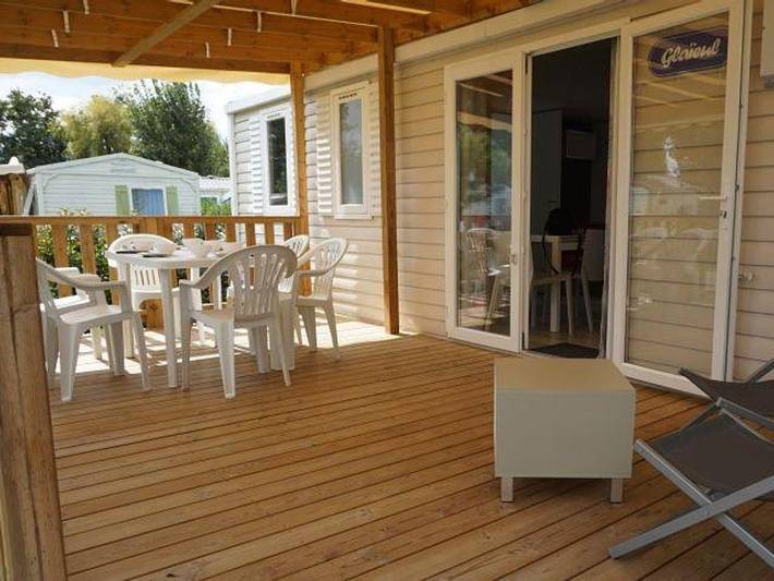 Mobil home pour 6 personnes, avec piscine et bassin pour enfant à Givrand - 3