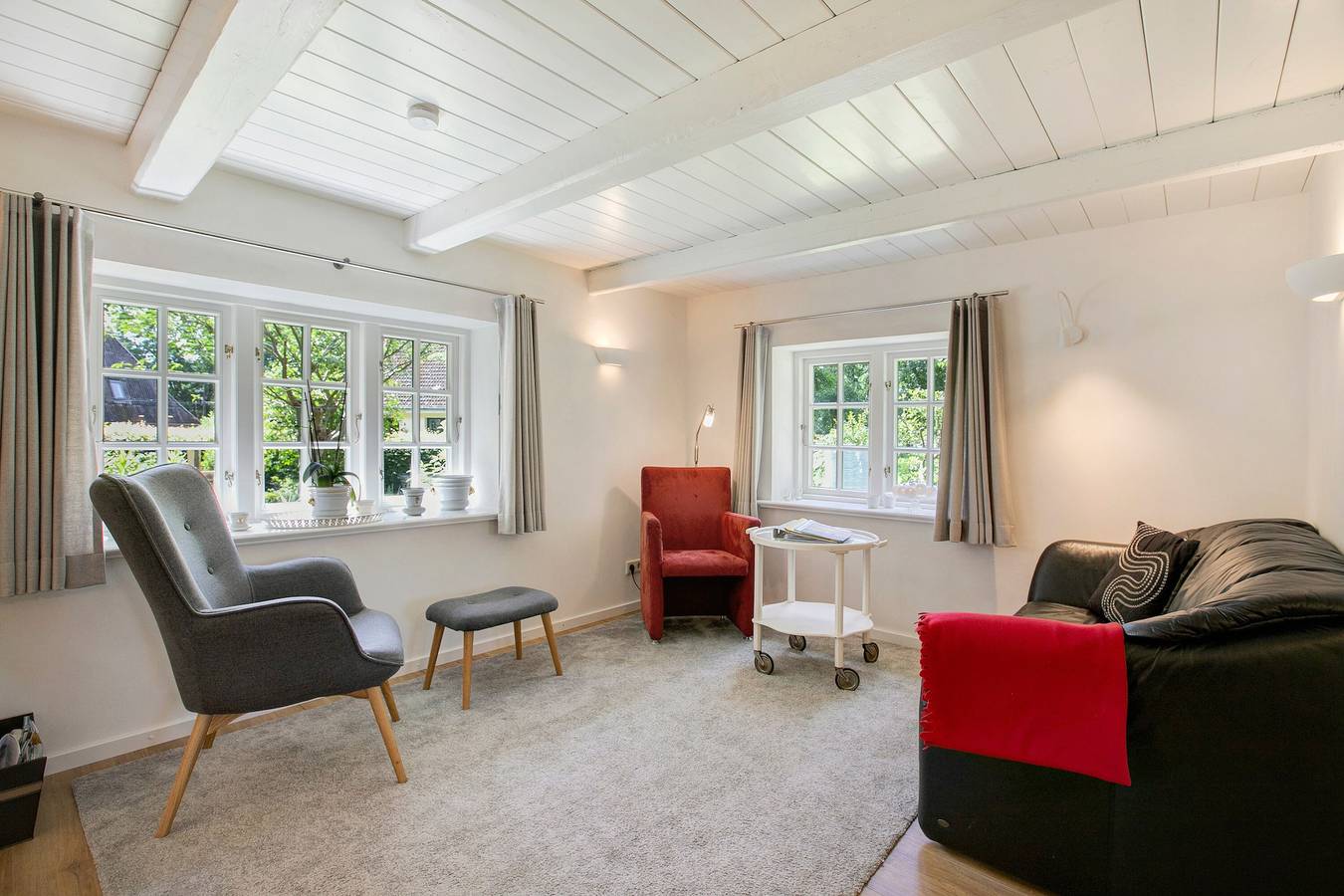 Casa de vacaciones 'Ferienhaus Reetkate Breklum' con terraza privada, jardín y Wi-Fi in Breklum, Región de Frisia Norte