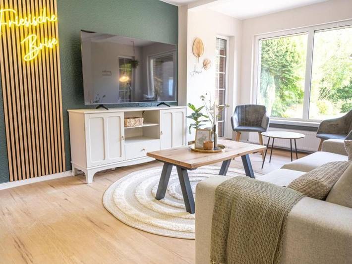 Ferienhaus für 7 Personen, mit Terrasse und Garten in Sande