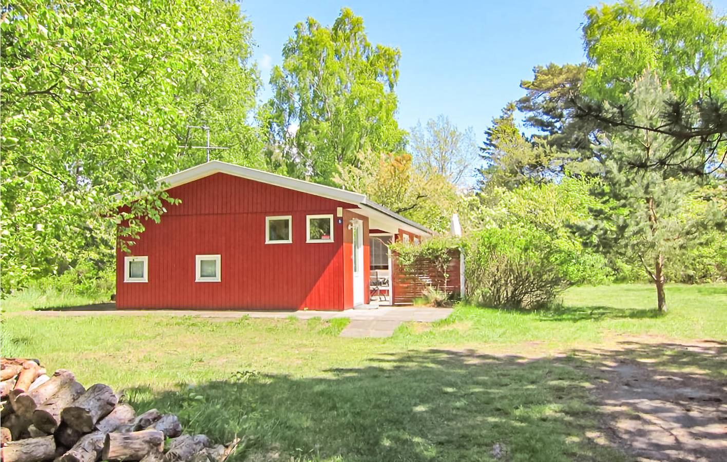Ferienhaus für 6 Personen mit Terrasse in Østre Sømarken, Pedersker