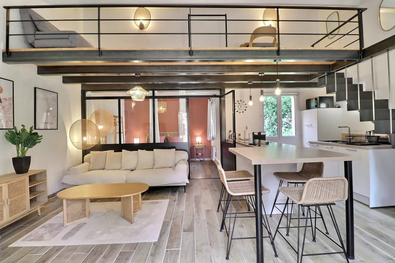 Entire apartment, The Loft - 4 Stars - Spa in Ventabren, Aix-en-Provence region