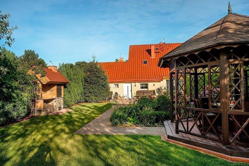 Stilvolles Haus ganz nah am Meer in Mielno, Jezioro Jamno