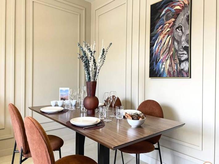 Gîte pour 4 personnes, avec balcon, adapté aux familles dans Gare de Trouville - Deauville - 4