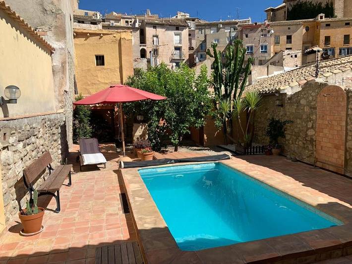 Casa de vacaciones para 12 personas, con jardín además de vistas y piscina, Se admiten mascotas en Comarca del Noroeste (Murcia) - 3