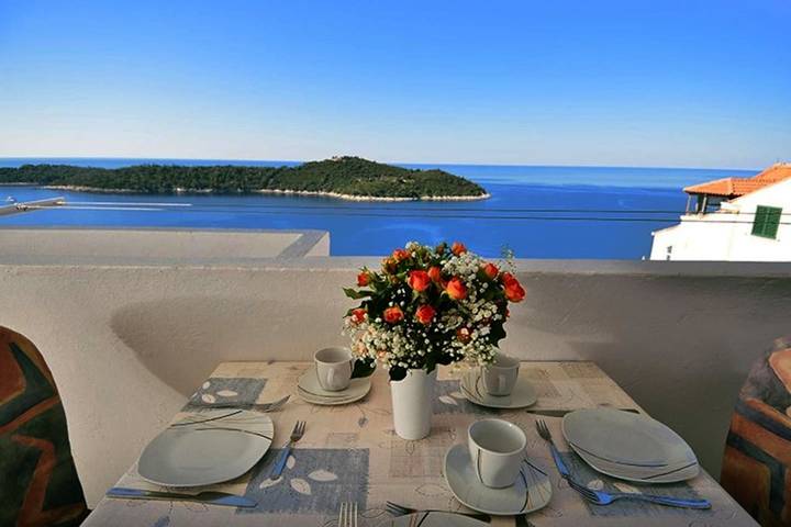 Apartament wakacyjny dla 4 osób, z balkon i widok - 1