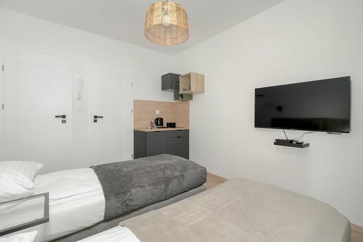 Gîte pour 2 personnes, avec balcon/terrasse, adapté aux familles à Poznań - 3