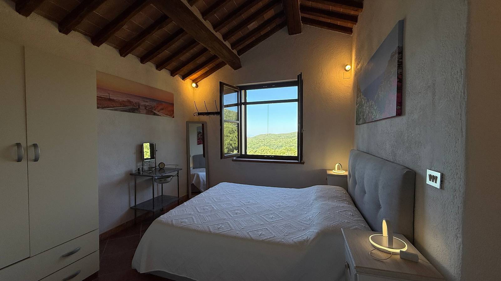 Gästehaus Podere Boschetto Moroni mit Olivenhain, Meerblick, Parkplätzen und Wlan in Massa Marittima, Grosseto Provinz