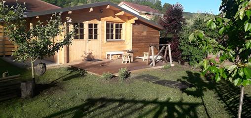 Chalet pour 2 personnes, avec jardin, animaux acceptés dans l' Isère