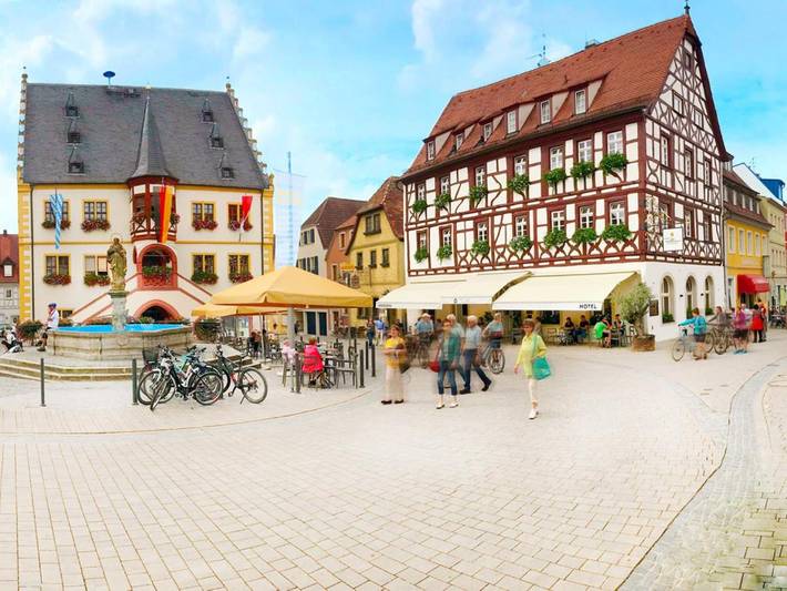 Hotel für 4 Personen, mit Terrasse und Garten sowie Sauna in Volkach