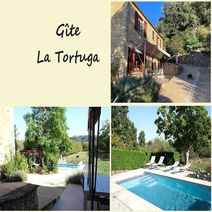Gîte pour 4 personnes, avec jardin ainsi que piscine et terrasse - 1