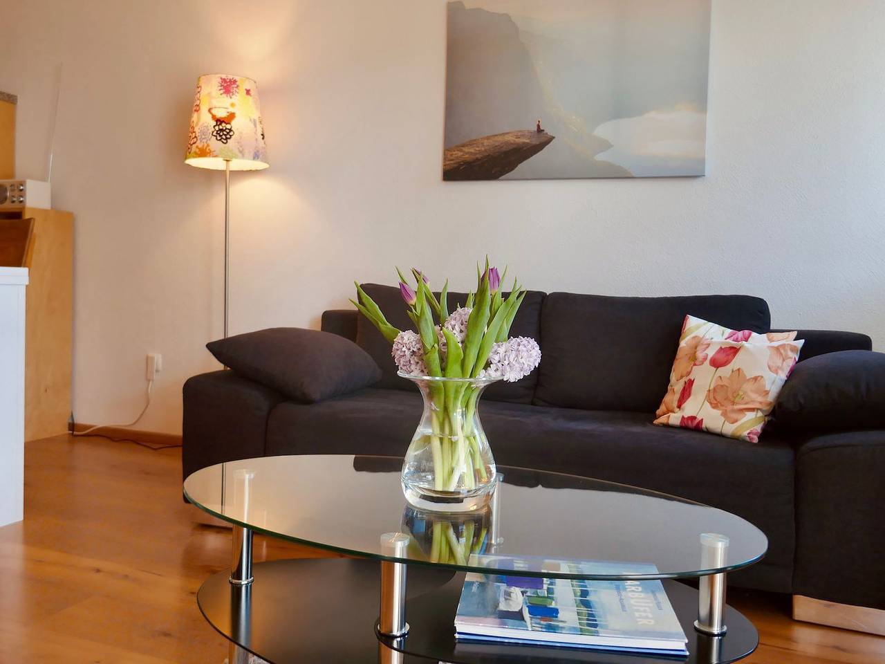 Ganze Wohnung, Ferienwohnung Bodenseele - Wohlfühloase in Seenähe mit großem Sonnenbalkon in Langenargen, Obersee (Bodensee)