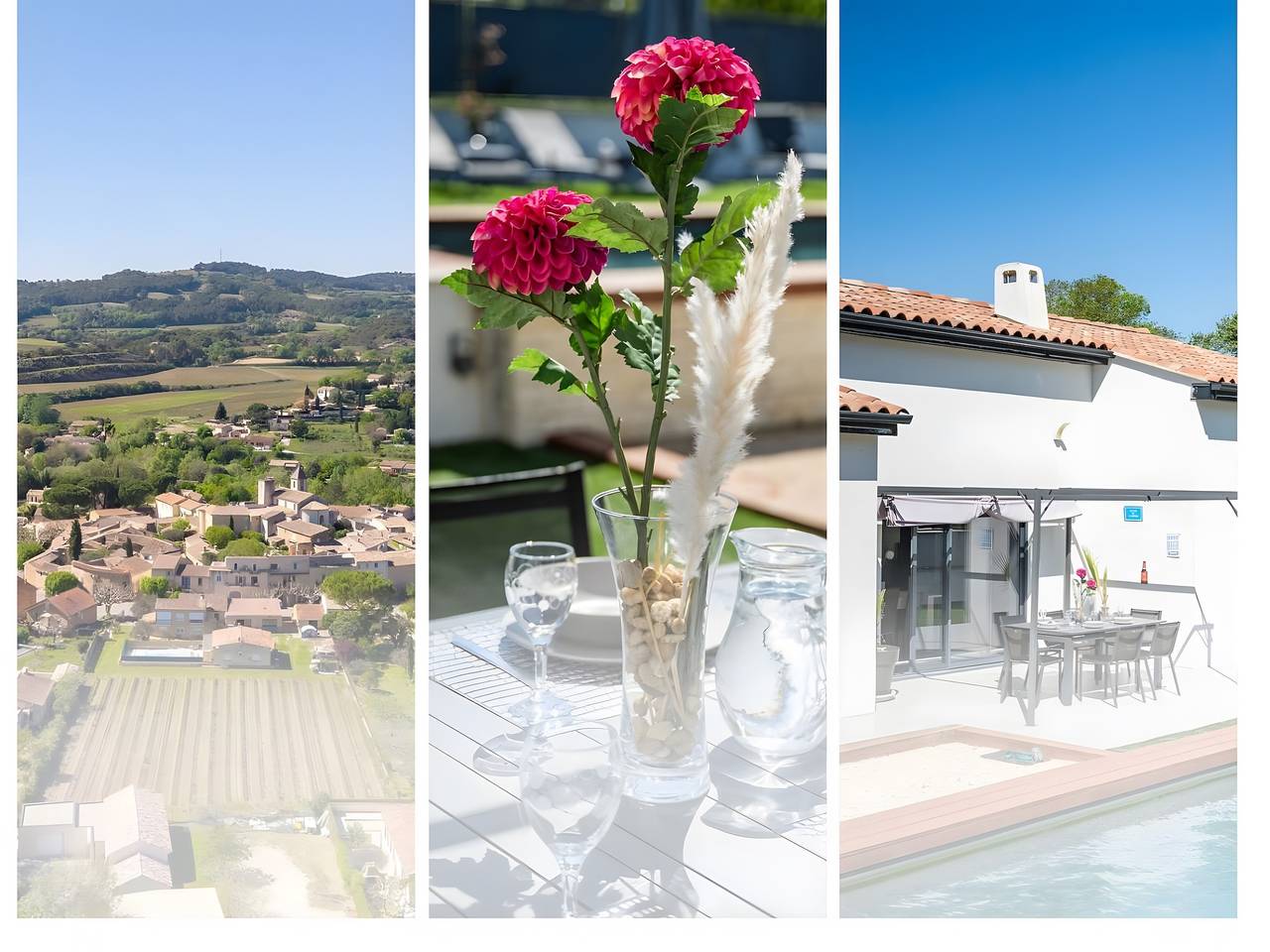 Air-conditioned Villa for 6 in the Heart of Provence with Private Pool in Saint-Romain-en-Viennois, Parc naturel régional du Mont-Ventoux