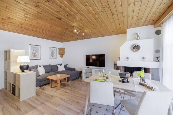 Ferienwohnung für 2 Personen, mit Whirlpool und Terrasse sowie Sauna in Val Müstair