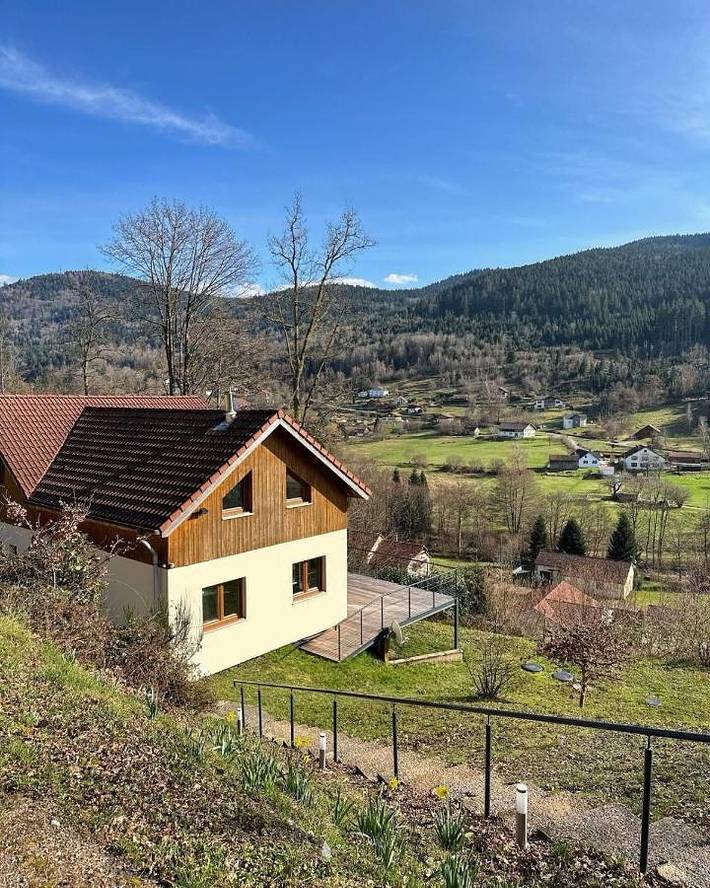 Chalet pour 10 personnes, avec vue et jardin