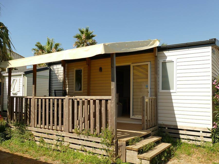 Camping Bleu Marine   - Mobilhome 6 personas - 2 habitaciones - Clim in Sérignan, Côte d'Améthyste