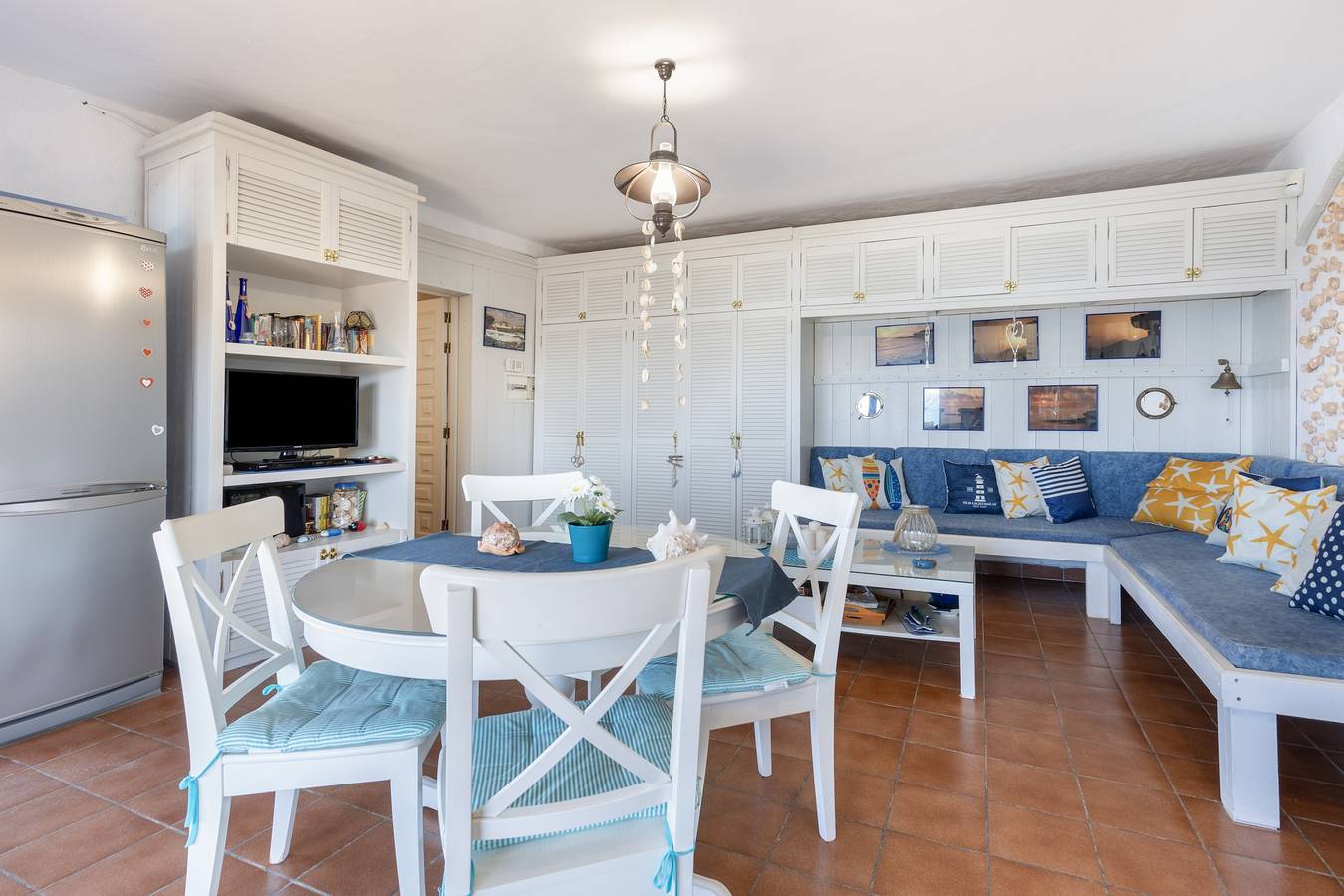 Casa de vacaciones 'Mar y Siesta' con vistas al mar, terraza privada y Wi-Fi in Playa Ajuy, Pájara