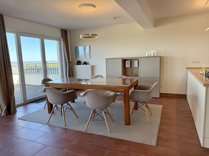 Ferienwohnung für 6 Personen, mit Balkon und Whirlpool sowie Terrasse und Sauna in Schillig - 4