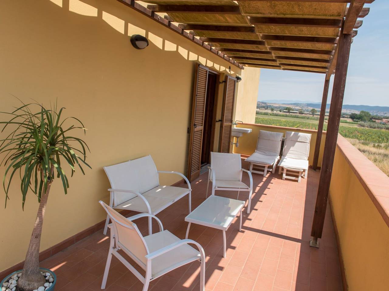 Ganze Wohnung, Wohnung in Alberese mit Panoramaterrasse in Parco Naturale della Maremma