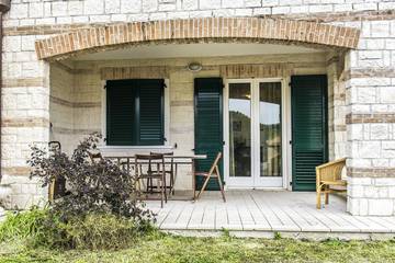 Ferienwohnung für 5 Personen, mit Garten in Sirolo