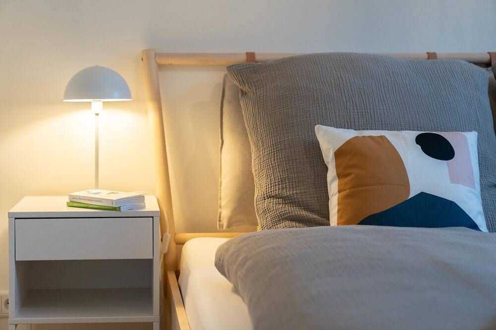 Küstenbutze - Modernes Apartment für 3 im Scandi-Style mit vollausgestatteter Küche, Terrasse-Garten in Mildstedt, Nordfriesland