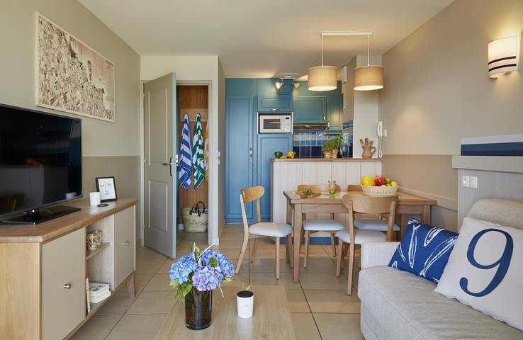 Appartement de vacances pour 4 personnes, avec Terrasse ainsi que Jardin et Piscine à Douarnenez