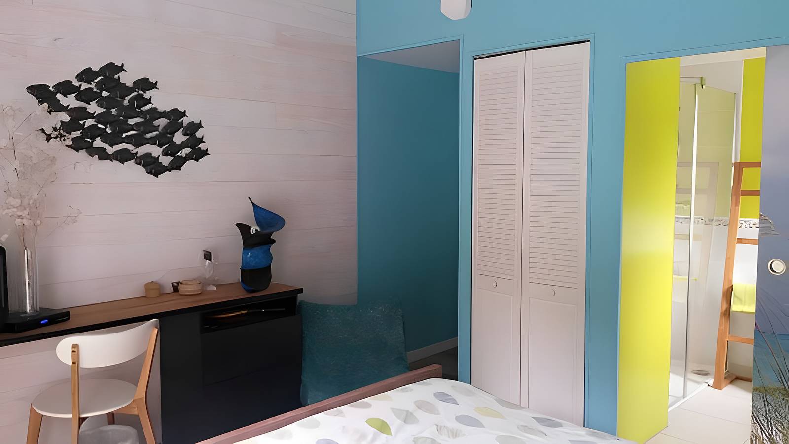 Chambre d’hôtes « La Côte d’Argent Océane » met privé terras, privé tuin en Wi-Fi in Le Porge, Lesparre-Médoc en omgeving