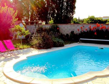 Chambre d’hôte pour 3 personnes, avec jardin et piscine à Pollestres