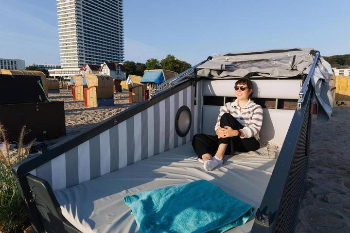 Zelt für 2 Personen, mit Ausblick und Terrasse in der Lübeck - 3