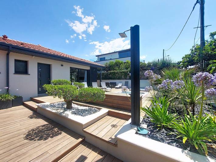 Location de vacances pour 8 personnes, avec Terrasse et Jardin dans Moliets-Plage