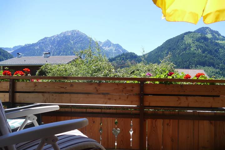 Ferienwohnung für 2 Personen, mit Balkon und Garten in Bad Oberdorf