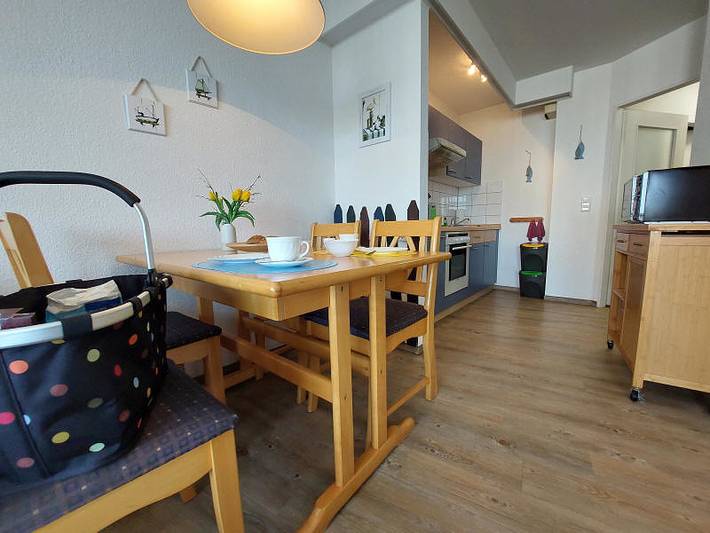 Ferienwohnung für 4 Personen, mit Balkon und Whirlpool sowie Sauna und Ausblick in Dorum-Neufeld