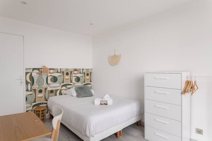 Gîte pour 8 personnes, avec balcon à Rennes - 4