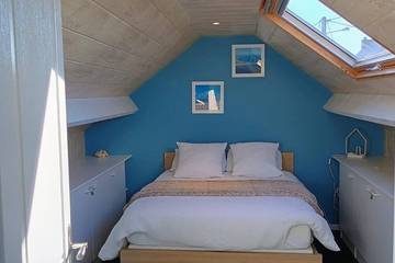 Gîte pour 3 personnes, avec balcon et jardin à Gâvres