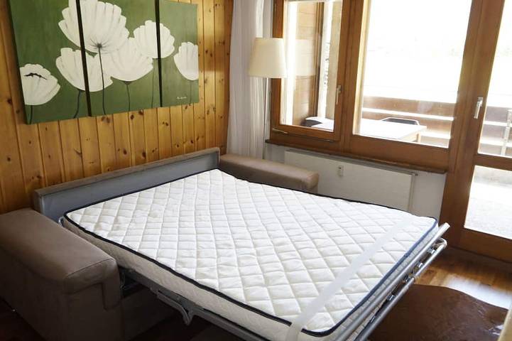 Ganze Wohnung, 2 Zimmer, Küche, Südbalkon, überdachter Parkplatz im ruhigem Täsch (Zermatt) in Täsch, Walliser Alpen