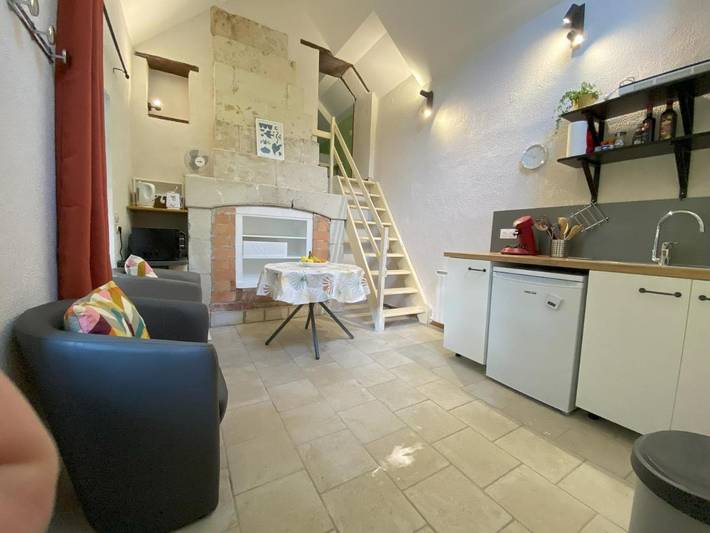 Location de vacances pour 2 personnes, avec jardin et vue à Huismes - 2