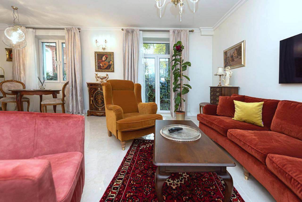 Entire apartment, Elegant Old Town Apartment with Terrace & Parking in Vilnius, Lithuania
