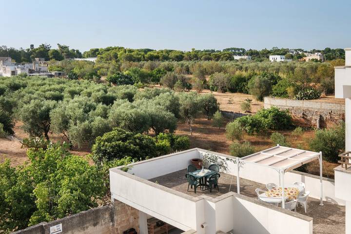 Apartamento entero, Apartamento 'A Casa Di Legnointesta - Apt 1' con terraza compartida, Wi-Fi y aire acondicionado in Nardò, Nardò (municipio)
