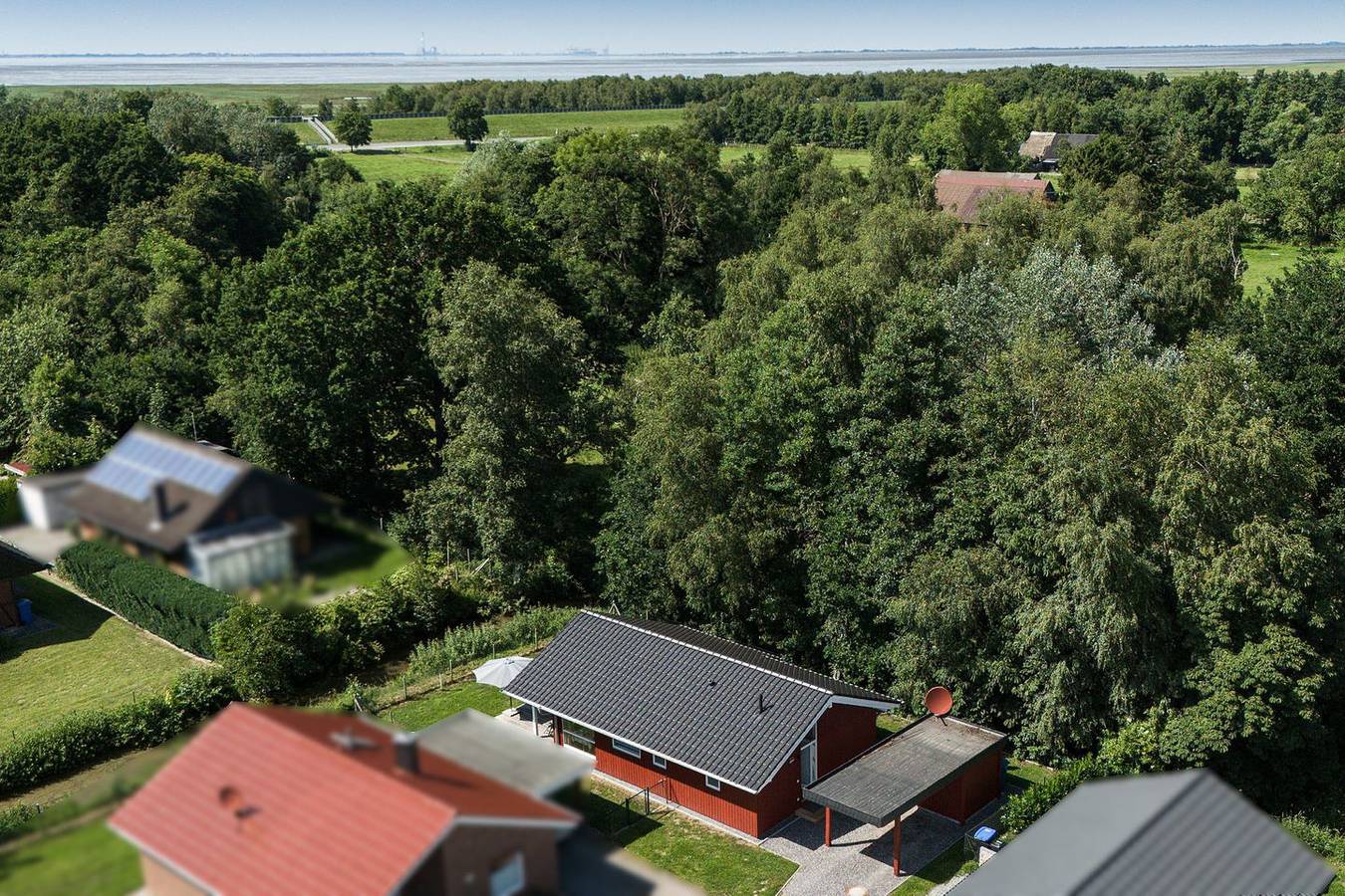 Haus Meerzeit - hundefreundliches Ferienhaus mit Sauna an der Nordsee in Sehestedt (Jade), Jade