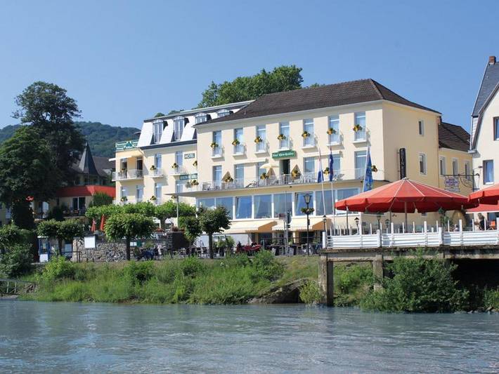 Hotel, mit Balkon und Balkon/Terrasse sowie Terrasse und Garten in Bad Breisig